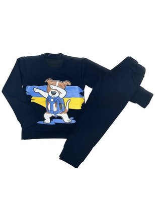 Детский спортивный костюм Патрон (2-х нить)Синій